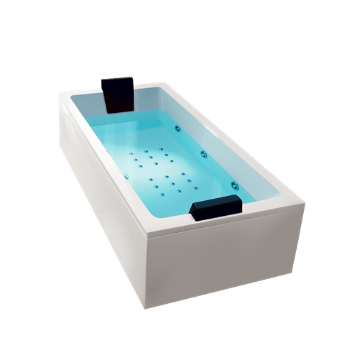 Vasca da bagno freestanding quadrate angolari tonde Treesse